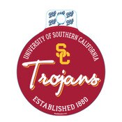 USC Trojans SC Interlock Trojans Clear Coat Sticker